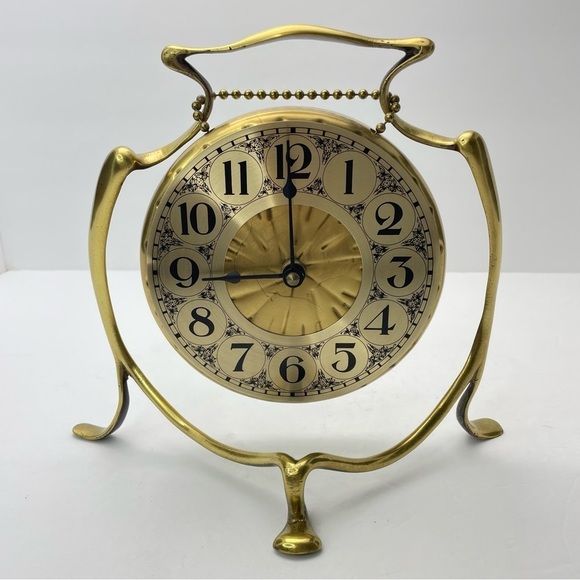 Vintage Brass Clock Hanging Base - Picture 8 of 11